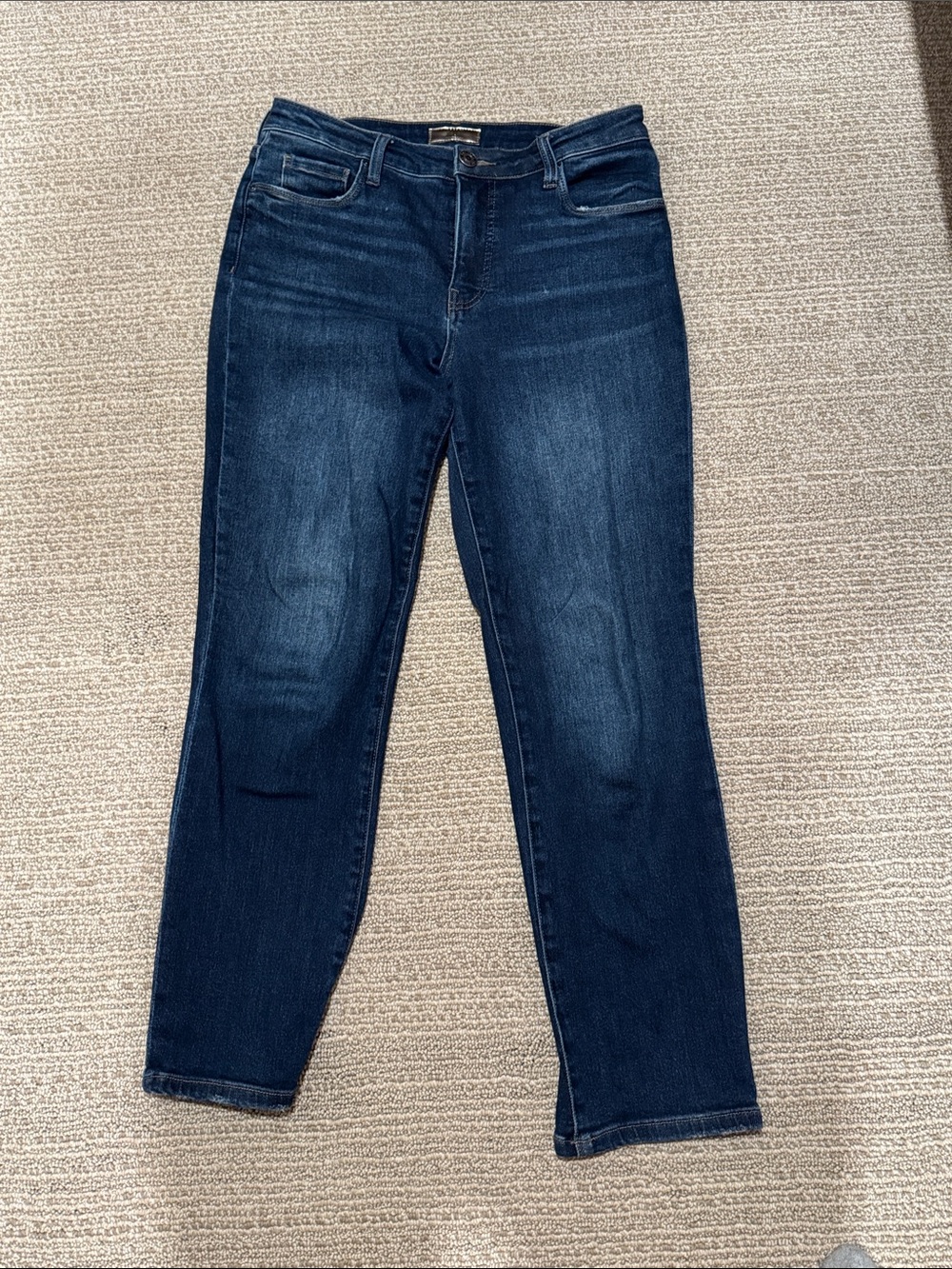 Kut from the Kloth Fab Ab Reese Ankle High Rise Straight-Leg Jeans